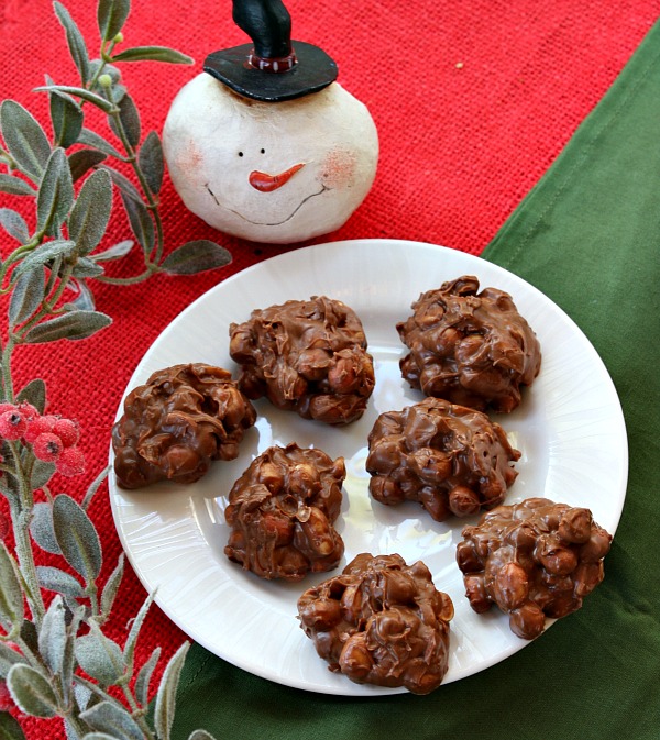 Chocolate Butterscotch Peanut Clusters 4