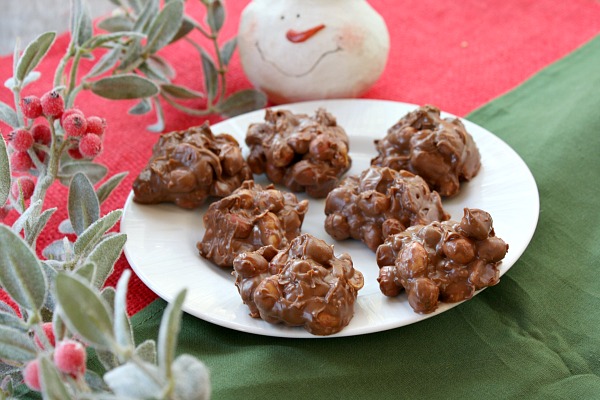Chocolate- Butterscotch Peanut Clusters