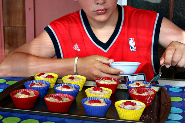Raspberry Muffins 4