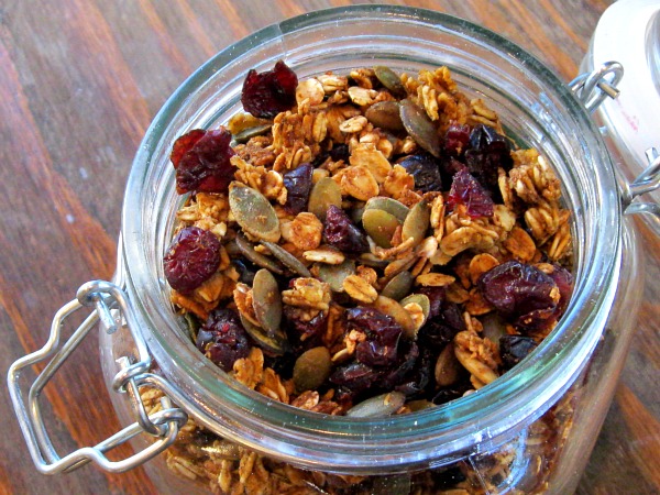 jar of Pumpkin Granola