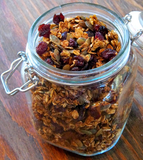 jar of Pumpkin Granola