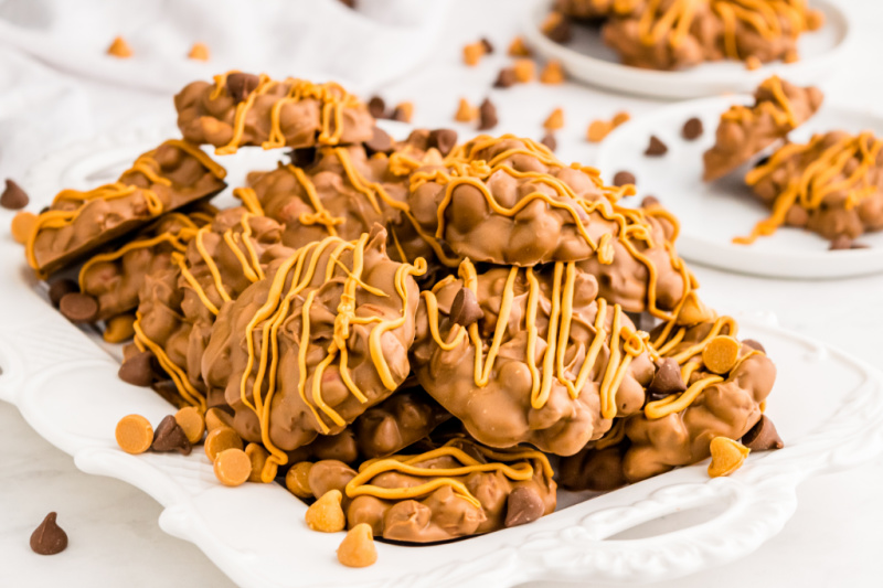 Chocolate Butterscotch Peanut Clusters Recipe Boy