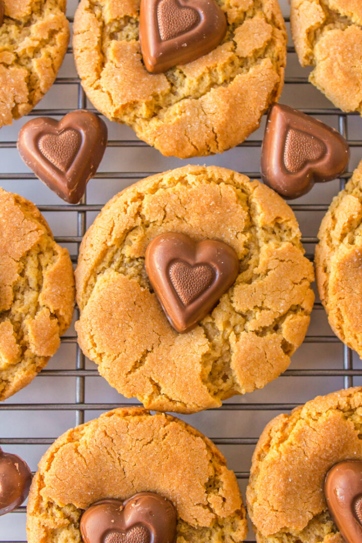 Chocolate Heart Peanut Butter Cookies Recipe Boy