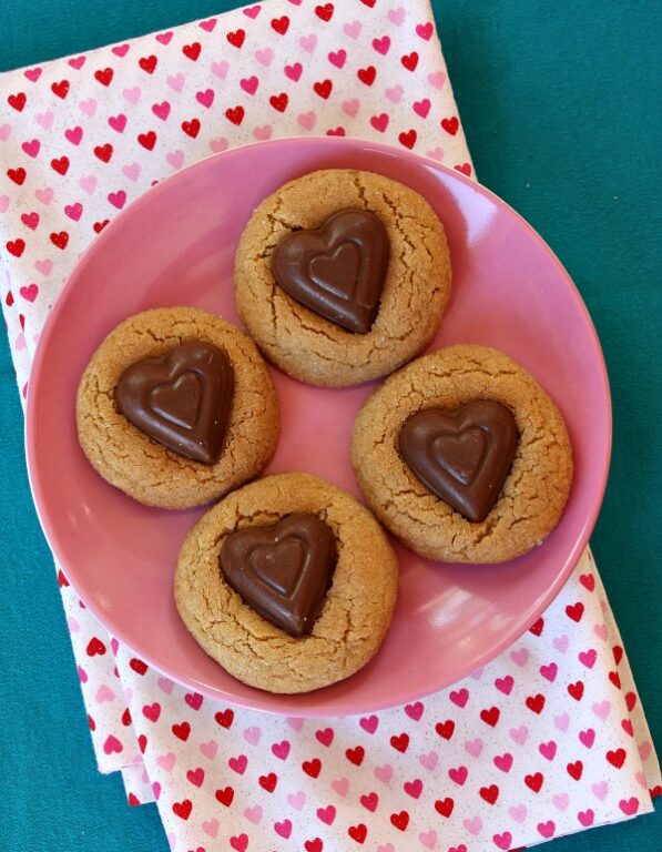 Chocolate Heart Peanut Butter Cookies Recipe Boy
