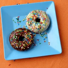 Cake Batter Doughnuts