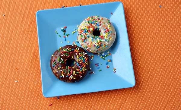 Cake Batter Doughnuts