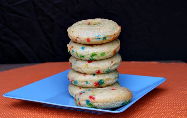 Cake Batter Doughnuts