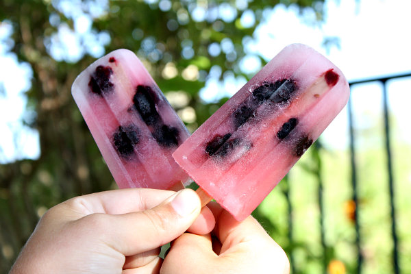 Blackberry Lemonade Popsicles