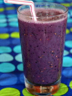 Simple Double Berry Smoothie