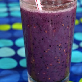 Simple Double Berry Smoothie