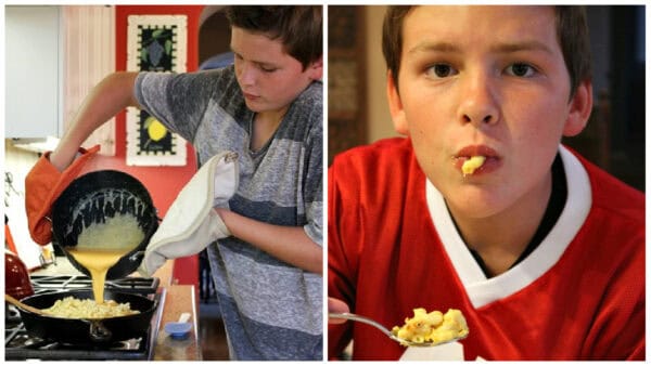 RecipeBoy making mac and cheese recipeboy making skillet macaroni and cheese