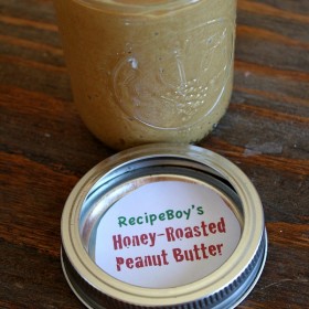 Homemade Honey Roasted Peanut Butter