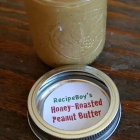 Homemade Honey Roasted Peanut Butter