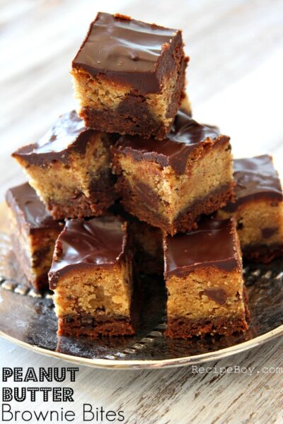 Peanut Butter Brownie Bites