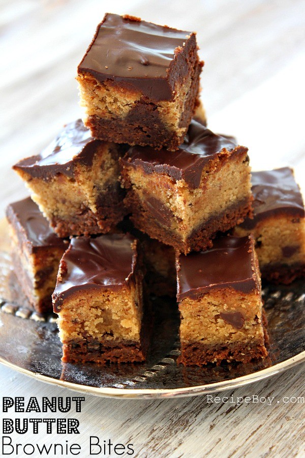 Peanut Butter Brownie Bites