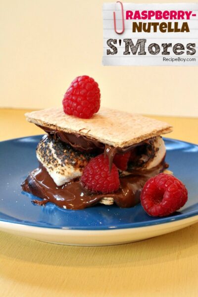Raspberry Nutella S'Mores