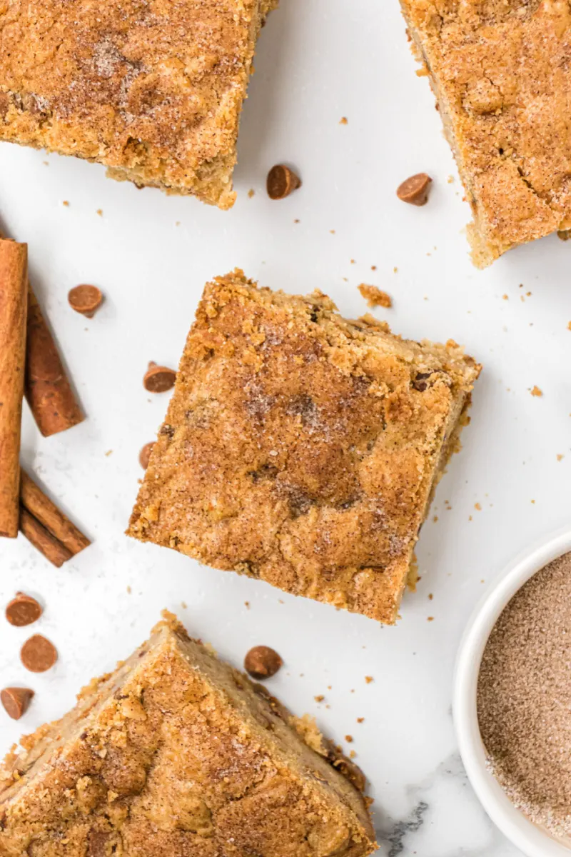 snickerdoodle blondies