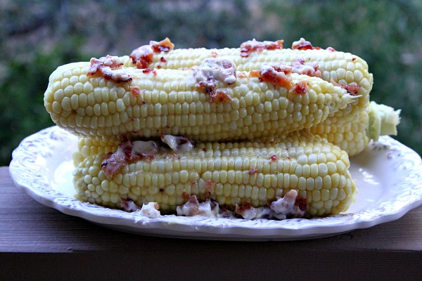 Corn on the Cob with Bacon Butter