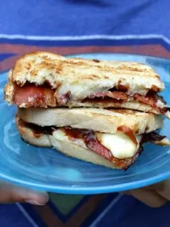 BBQ Bacon Smoked Cheddar Grilled Cheese