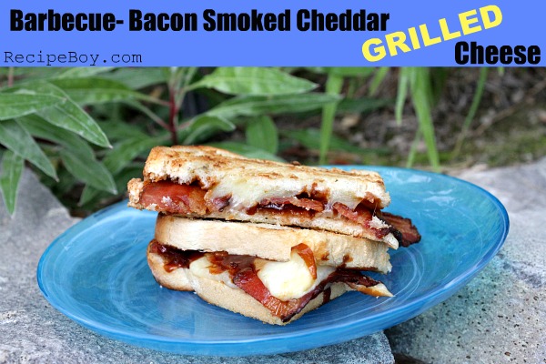 Barbecue Bacon Smoked Cheddar Grilled Cheese - RecipeBoy.com