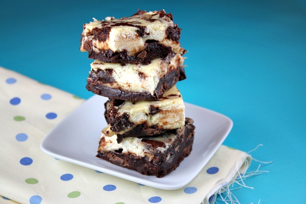 Cheesecake Swirl Brownies