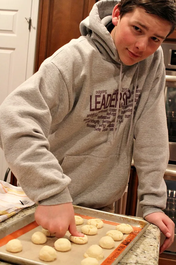 Chocolate Thumbprint Cookies Prep 1