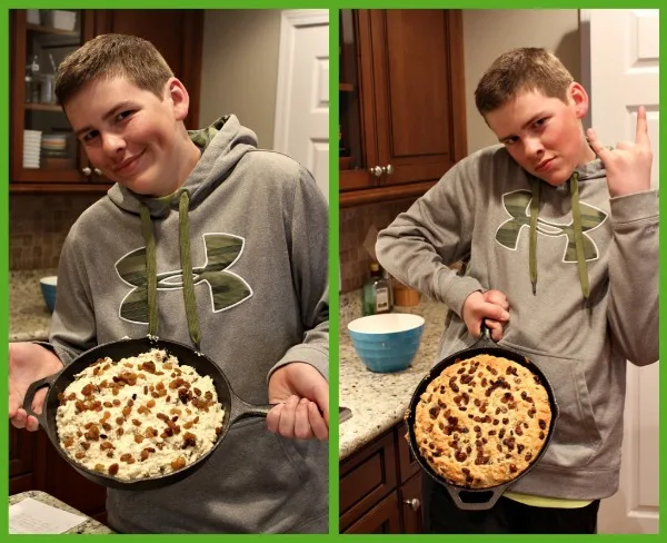 Grammy's Irish Soda Bread in the pan