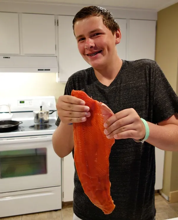 Skillet Sockeye Salmon 1