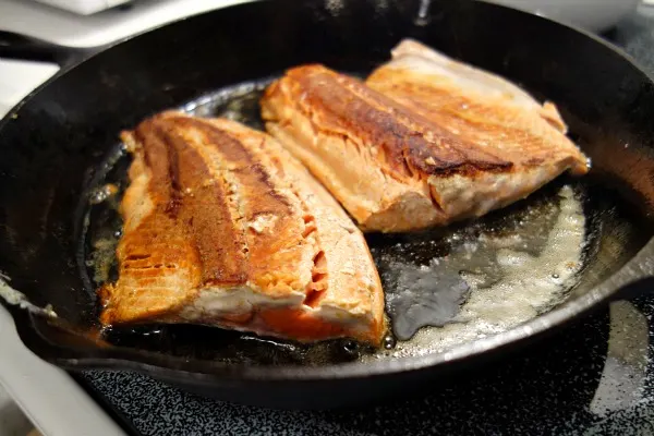 Skillet Sockeye Salmon 4