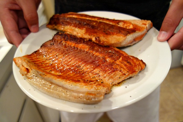 Skillet Sockeye Salmon