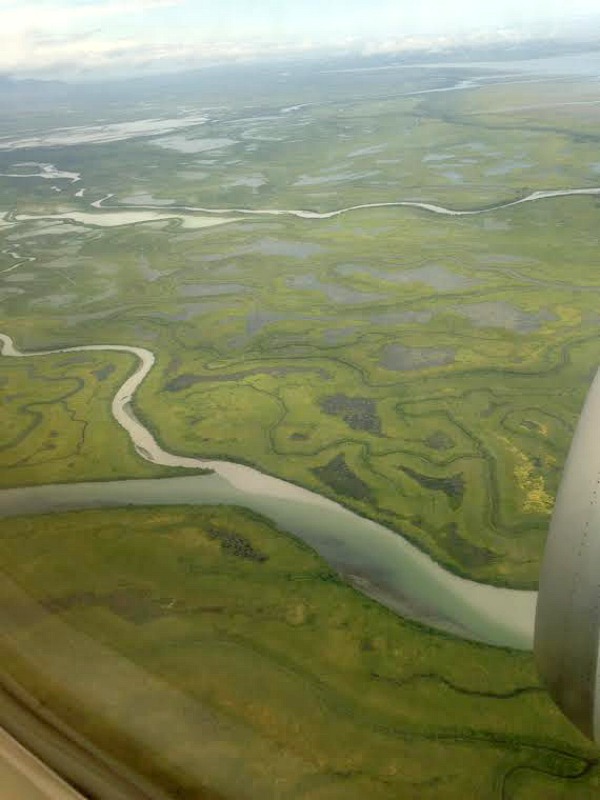 Copper River view from Plane