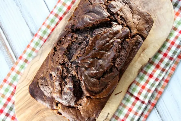 Nutella Cheesecake Pumpkin Bread Loaf