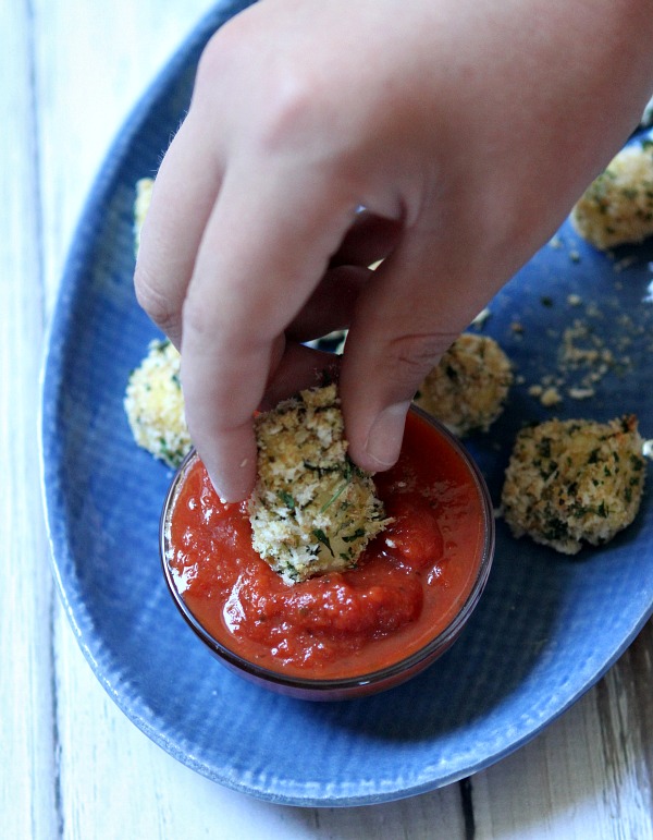 Baked Mozzarella Bites Appetizer Recipe Boy