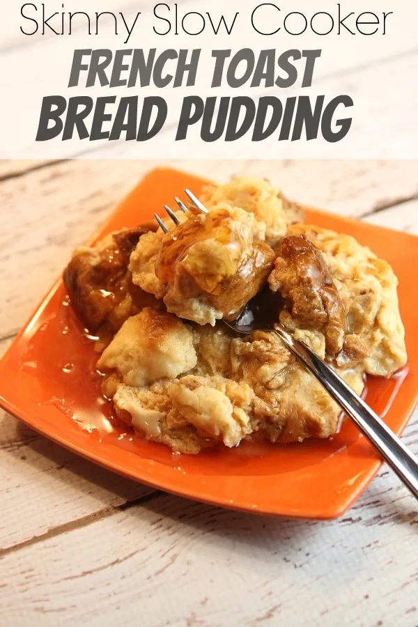 Skinny Slow Cooker French Toast Bread Pudding Recipe - RecipeBoy.com
