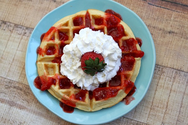 Strawberry Waffles 