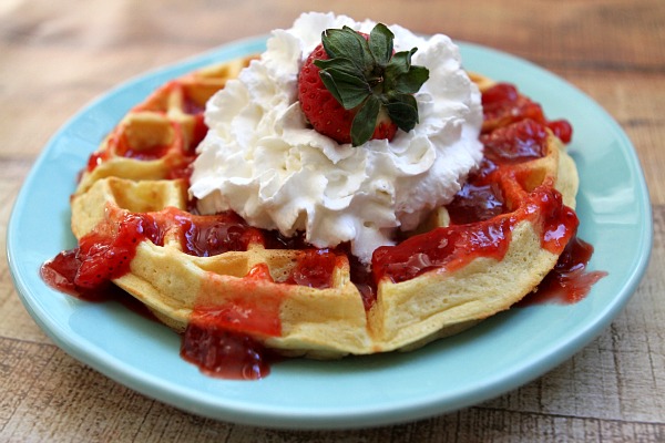 Strawberry Waffles