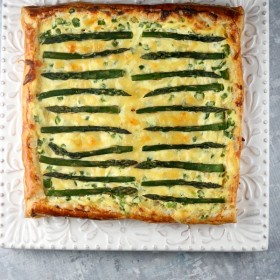 Asparagus and Gouda Tart