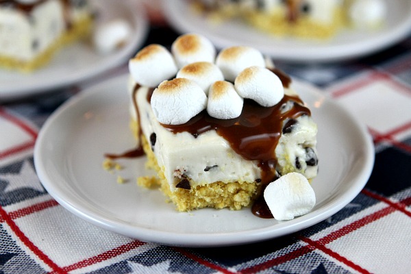 No Bake S'Mores Cheesecake Bars