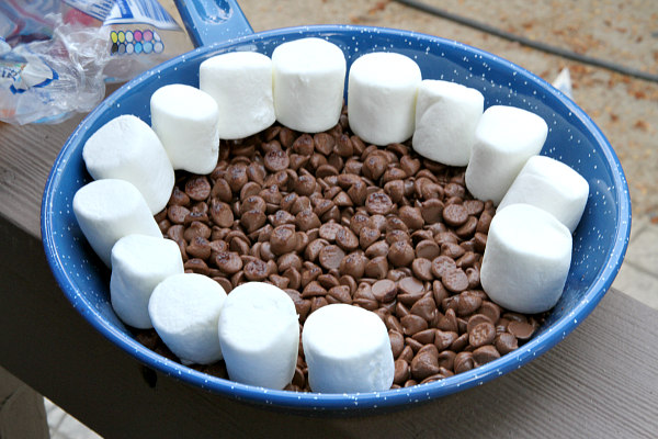 S'Mores Dip Prep