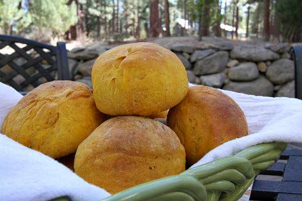 Pumpkin Dinner Rolls