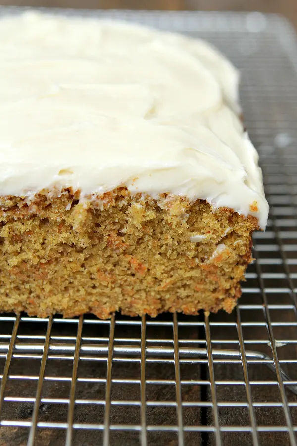 Carrot Loaf Cake with Cream Cheese Frosting - RecipeBoy.com
