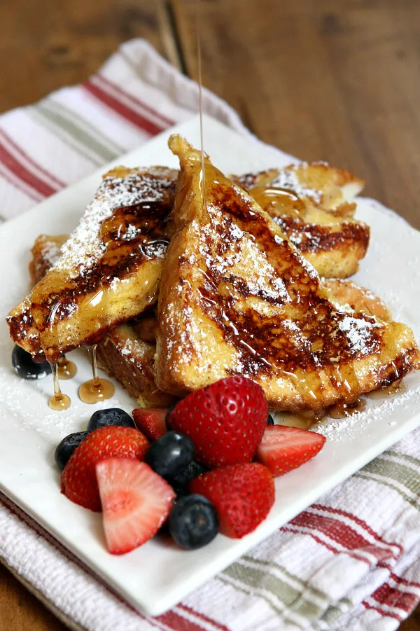 Ice Cream Soaked French Toast - from RecipeBoy.com