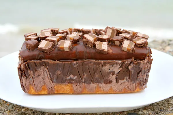 Candy Bar Ice Cream Cake 