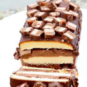 Easy Candy Bar Ice Cream Cake