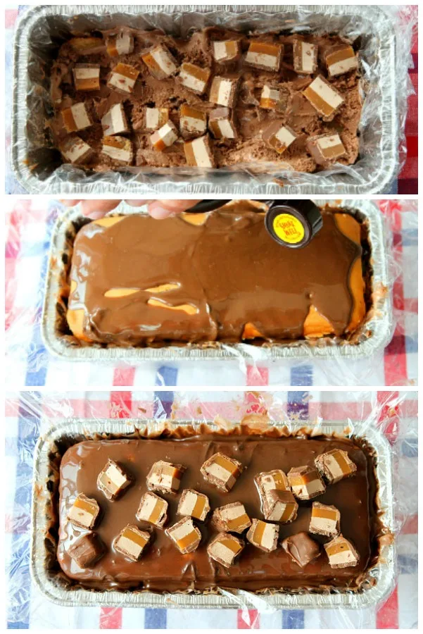 how to make a Candy Bar Ice Cream Cake