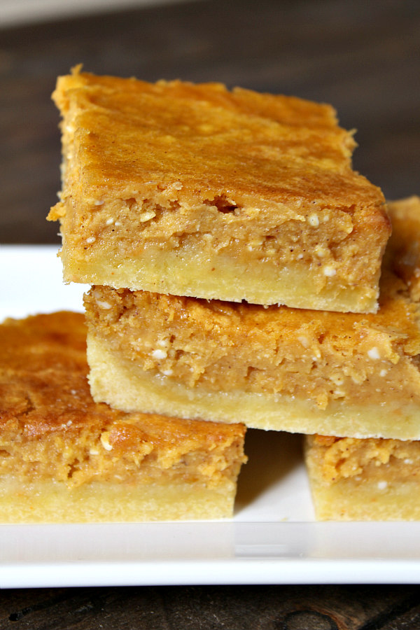 Pumpkin Gooey Butter Bars