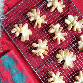 Puff Pastry Snowflakes