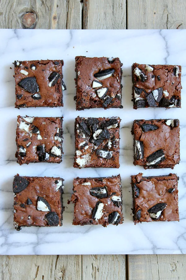 Best Oreo Brownies recipe - from RecipeBoy.com