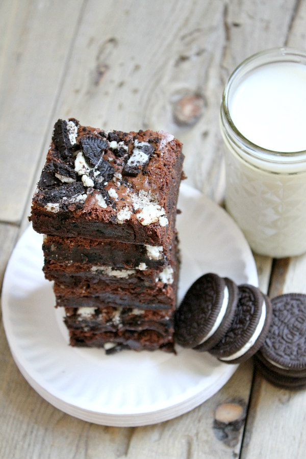 Best Oreo Brownies recipe - from RecipeBoy.com