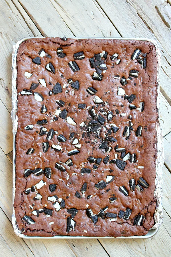 Best Oreo Brownies recipe - from RecipeBoy.com